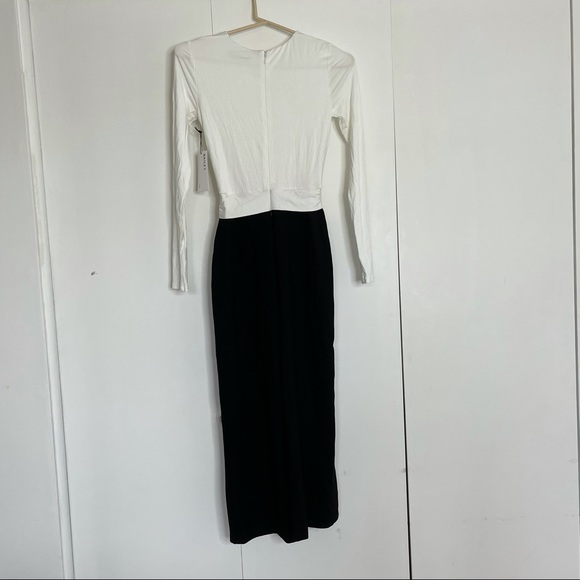 Bailey 44 - Bethany Jumpsuit in Eggshell & Black - Picture 5 of 6